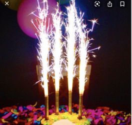 Sparkling candle