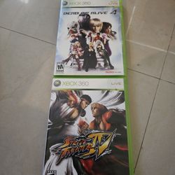Street Fighter 4 and Doa4 Xbox 360