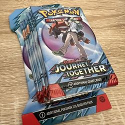 Pokemon Journey Together 9 booster packs 