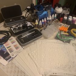 Complete airbrush kit