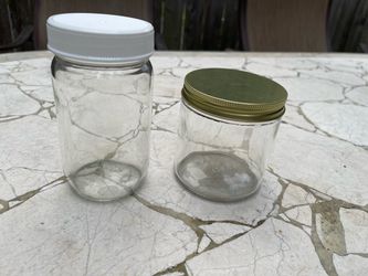16 oz Glass Jars  – 2 types