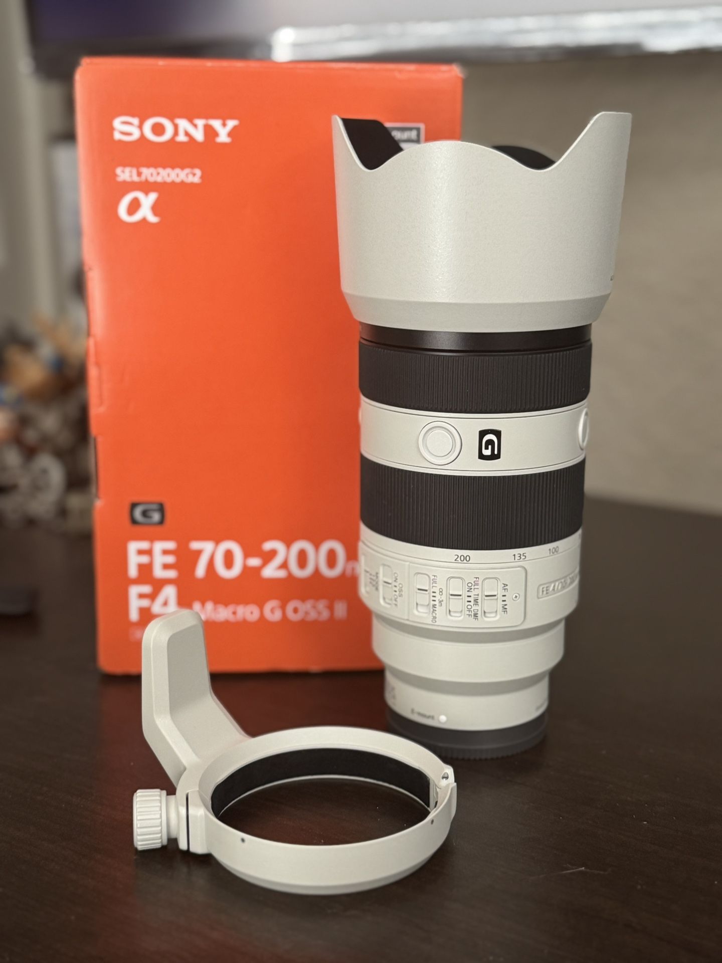 SONY FE 70-200mm F4 Macro G OSS II (SEL70200G2) for Sony FE, Mint