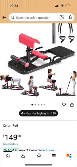 Hip thrust machine