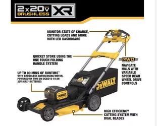 Dewalt Xr 21in Lawnmower 20v