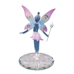 Glass Baron "May All Your Dreams" Fairy Figurine NEW