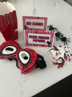 Spider-Man party decorations