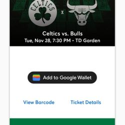 Celtics Ticket