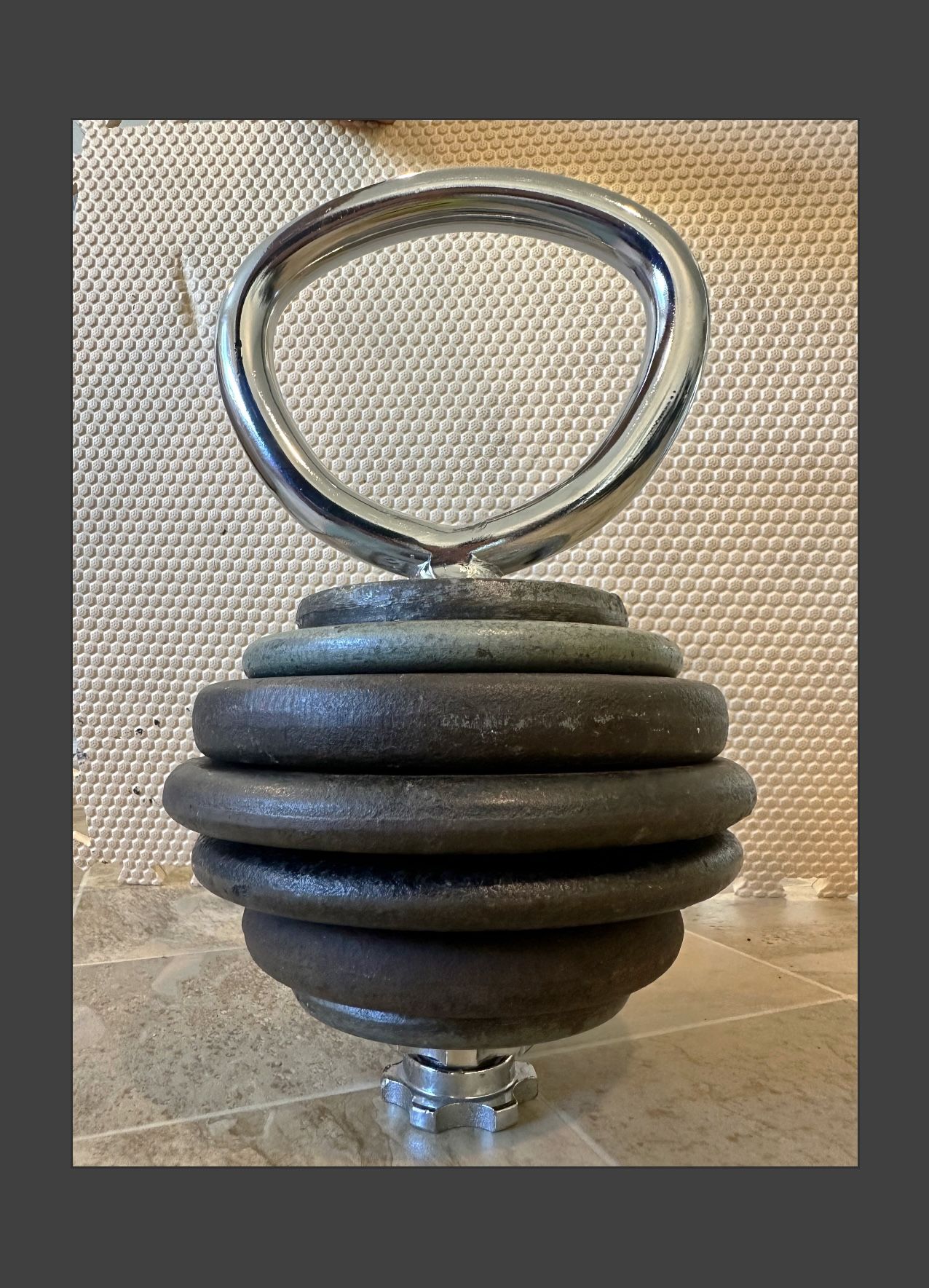 Frankenstein 45lbs. Adjustable kettlebell