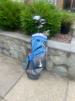 Golf Clubs and a Golf Bag