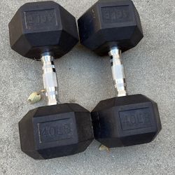 40 lb dumbbells