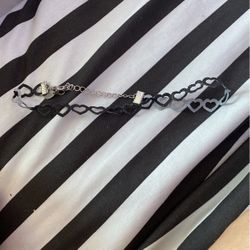 black heart choker 