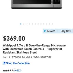 Brand New Microwave Wall Mount