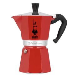 Never Been Used - Bialetti Moka Express Espresso Stovetop Maker 3 Cups, RED