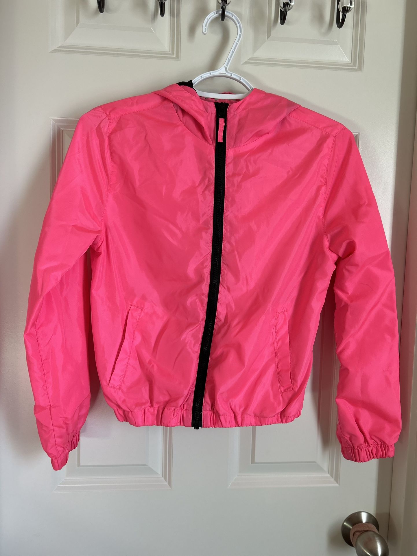 Lined Raincoat - Size 12 Youth - Fuschia Color