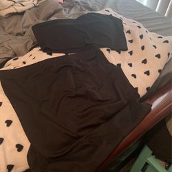 2 Piece Skirt Set W Crop Top