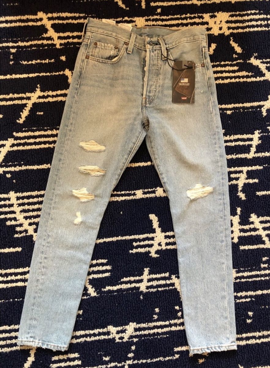 Levi's 501 Skinny Premium Jeans sz 26X28 NWT