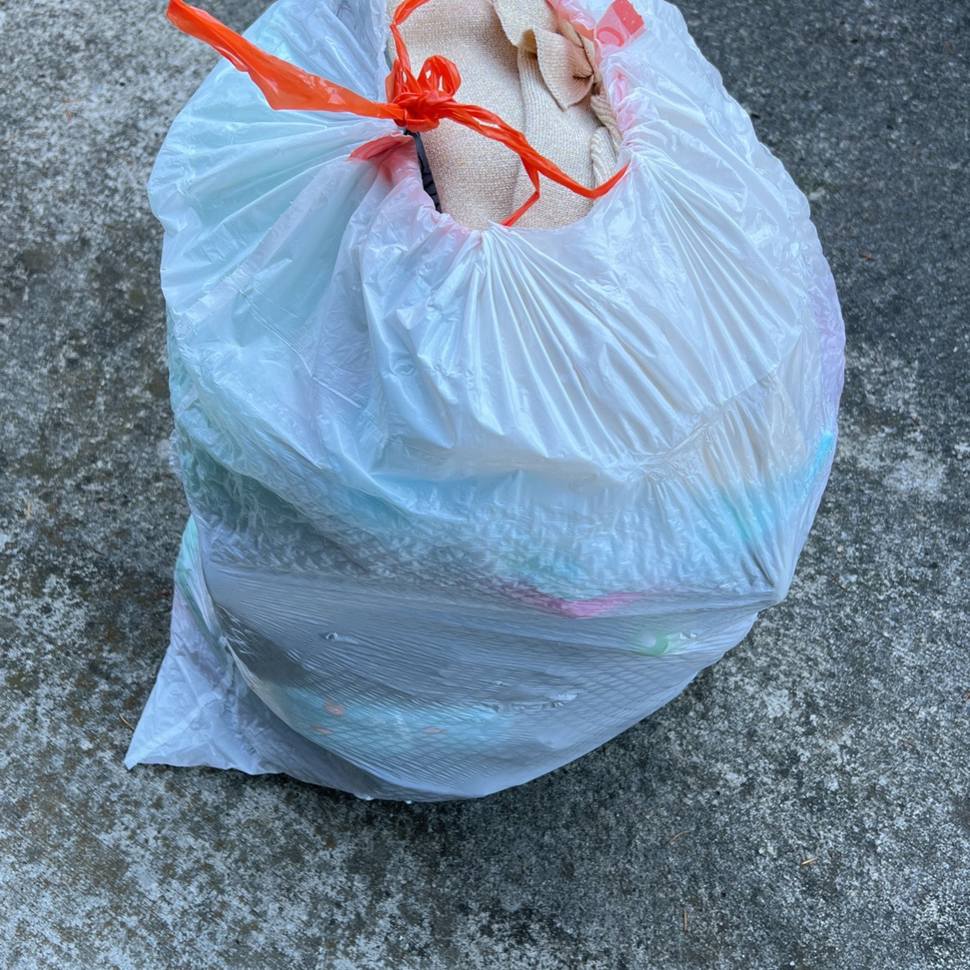 FREE LARGE BAG OF MOSTLY KIDS CLOTHES RANGING FROM 512 for Sale in
