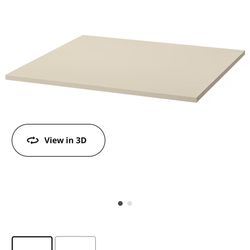 Ikea Trotten Tabletops 2x Beige 80x80cm IN BOX BRAND NEW 