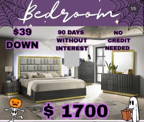 NEW BEDROOM FURNITURE SET - BED MATTRESS AND MORE 