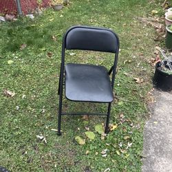 Black Folding Chair