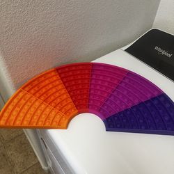 Giant rainbow pop it toy