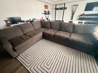 Large Gray Sectional Sofa