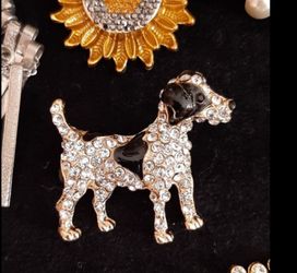 Dog-shaped Brooch.
$10. each