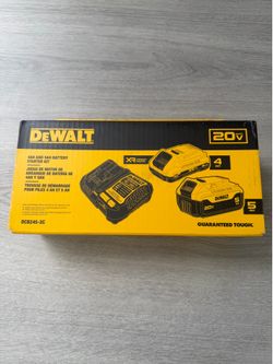 Dewalt 20V MAX Lithium-Ion Starter Kit with 4.0 Ah and 5.0 Ah Batteries and Charger