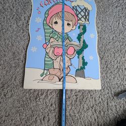 Precious Moments Yard Sign Hard Plastic