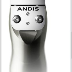 Andis 32810 Slimline Pro Cord/Cordless Beard Trimmer, Lithium Ion T-Blade Trimmer, Close Cutting T-Blade Zero Gapped, Chrome 