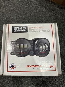 Brand New - 2007 and Newer Jeep Wrangler JK JKs - JW Speaker LED Fog Lights Model 6145 J2 Series Brand New