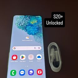 Samsung Galaxy S20+ 5g. Like New And Unlocked! With free case!