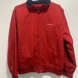 Tommy Hilfiger Red Full-Zip Jacket