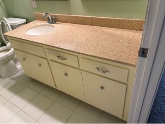Used bathroom vanity