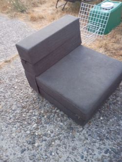 Convertible foam chair / bed