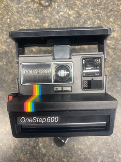 Vintage Polaroid OneStep 600 Instant Camera – Original Box & Manual