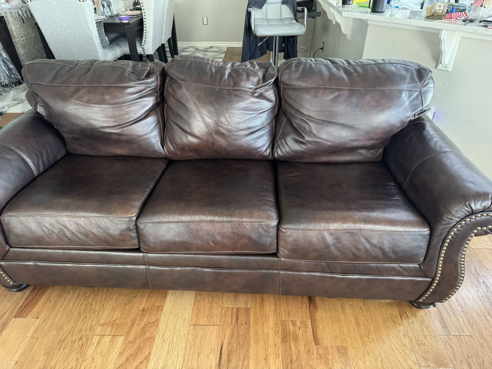 Ashley Furniture Leather Sofas