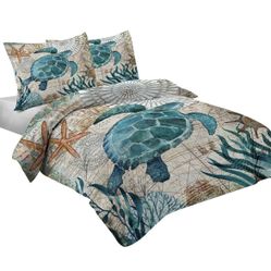 Sea Turtle Bedding - Twin Sized