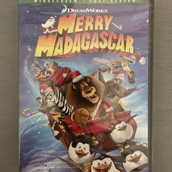 NEW IN PACKAGE Merry Madagascar dvd