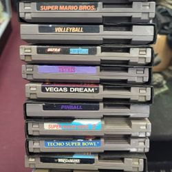 Game Cartridges. N64.  Super Nintendo Sega. Wii