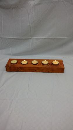 Handcrafted tea candle holder