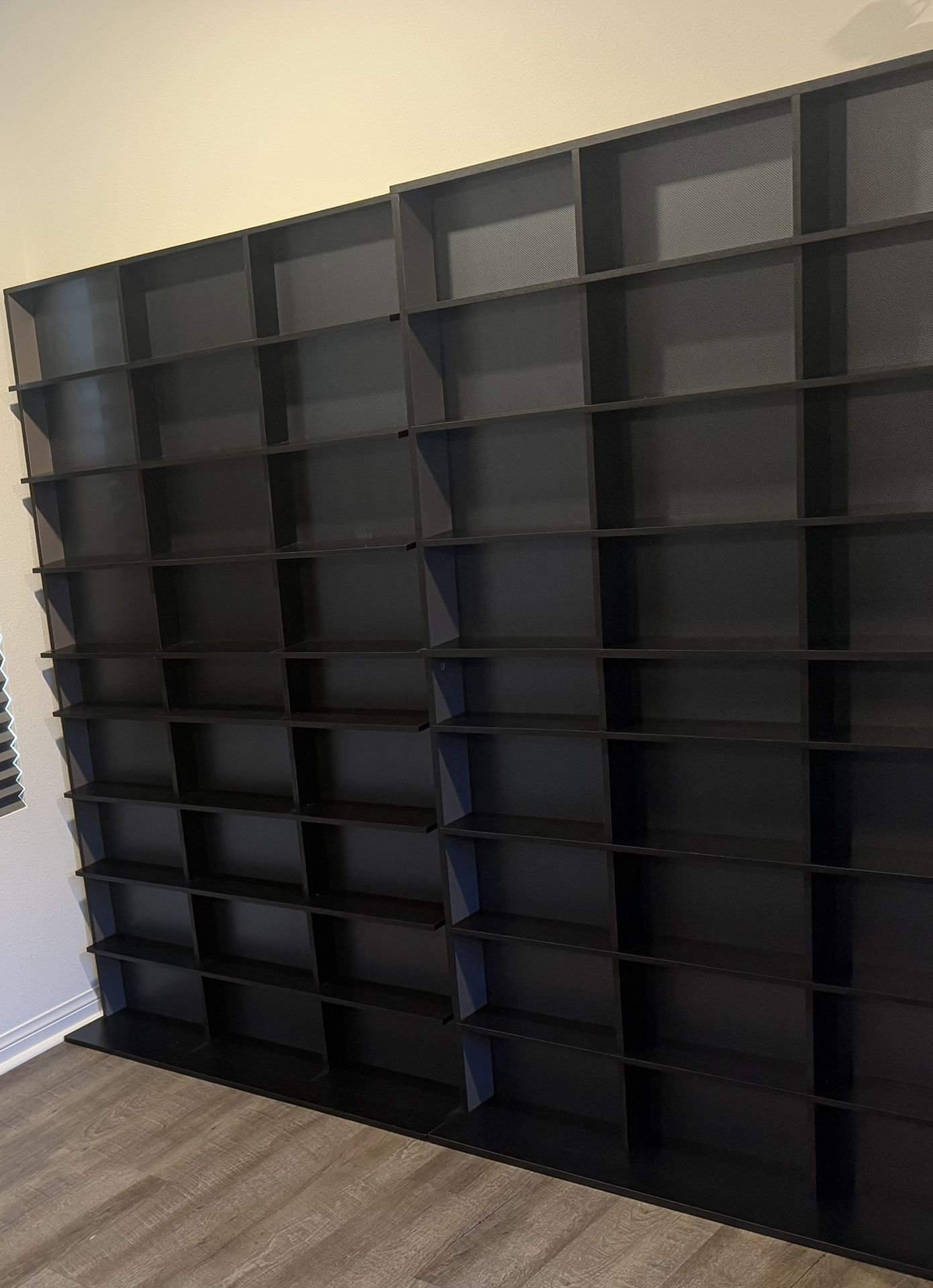 Used - Atlantic Elite XL Media Storage Cabinet – Black - Protect & Organize Prized Music, DVD Blu-Ray Movie, Video Games, Collectables & Memorabilia C