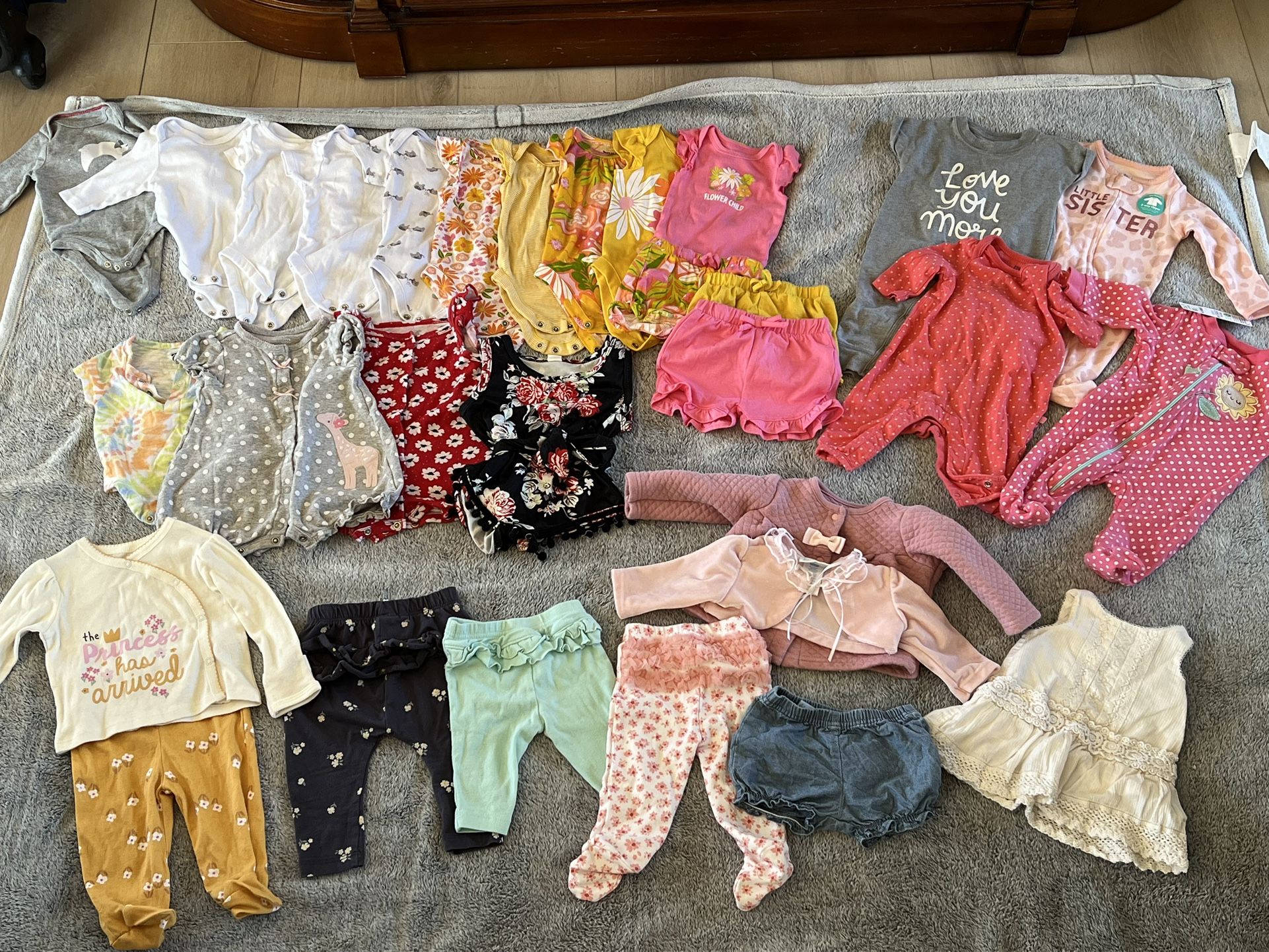 Baby Girl Clothes 0-6months