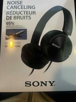 Sony Headphones Wired ANC 95% Brand New