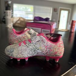 Girls Cleats Size 11 And Ball