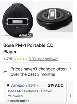 Personal  Discman Bosé  Cd Player