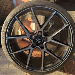 Lexus Staggered Rims And Tires