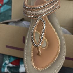 New sandals in box