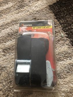 Keeper 85213 13 FT x 200 lbs/ 4m x 91kg Lashing Strap Tie Down 2 Count