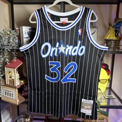 Orlando Magic 1993/94 Away O'Neil #33 Black Vintage NBA Mitchel & Ness Jersey
